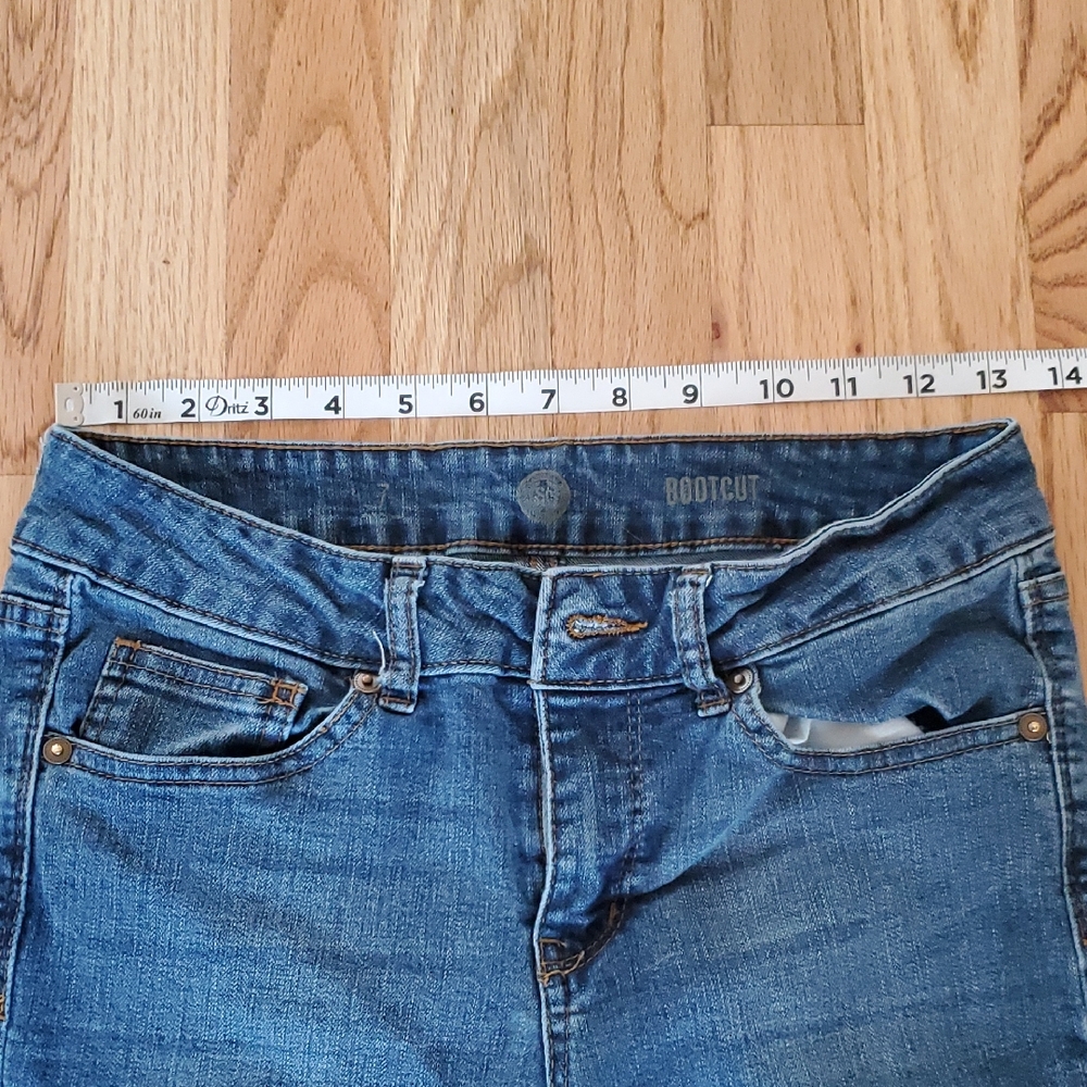 SO Women's Blue Bootcut Jeans